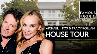 Famous Michael J. Fox and Tracy Pollan | House Tour | STUNNING Mansions from The Hamptons to New England Net Worth