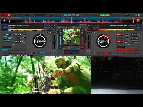 Virtual dj keyboard only Backspin scratch testdemo2 -tempted to touch