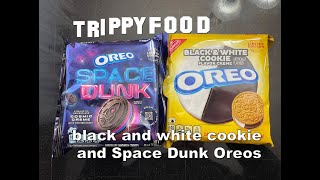 Snack Attack: black and white cookie and Space Dunk Oreos #Oreo #SpaceDunk #blackandwhite #cookie
