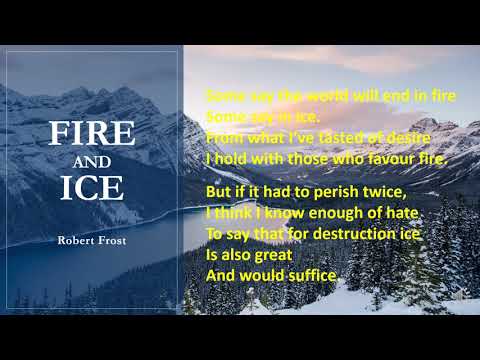 Poem  Fire and Ice (Class 10,English)  YouTube