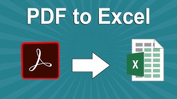 How to Convert Scanned PDF to Excel Document in Adobe Acrobat Pro