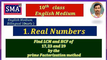 LCM and HCF of 17, 23, 29 by Prime Factorisation Method | Class 10 | Mathematics