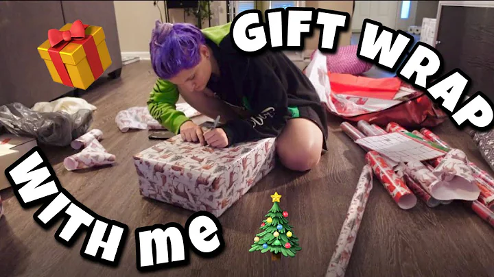 GIFT WRAP WITH ME  | vlogmas | 2022 |