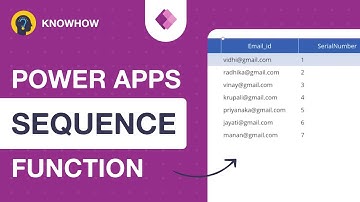 PowerApps: Serial Number with Sequences