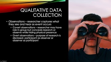 Introduction to Qualitative Research part 3 Data Collection