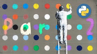 Draw Damien Hirst Dotted Painting in Python | Part 2 Profile