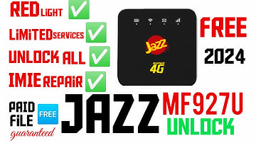 jazz mf927u limited service | jazz mf927u imei repair | jazz mf927u unlock free