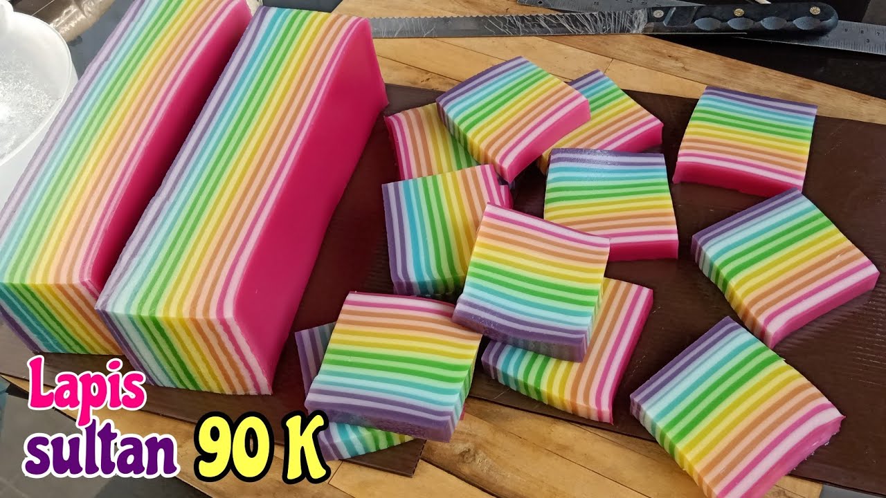 RESEP KUE LAPIS PELANGI ‼️ RESEP BAKULAN HARGA 90 RIBU ‼️