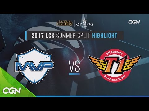 2017lcksummer [H/L 2017.06.14] MVP vs SKT Game1 - 2017 LCK Summer Split (롤챔스 하이라이트) 170614 EP.23