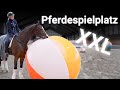 Pferdespielplatz XXL🎈☂️ Turniervorbereitung mal etwas anders! Mit Bernadette Brune 🎓
