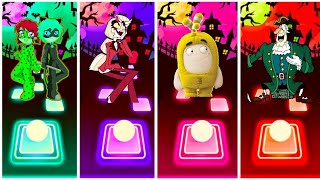 Miraculous vs Hazbin Hotel vs Oddbods pogo vs Treasure Island 🎶 Who Will Win 👑