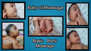 how to massage a baby || oil massage || baby massage Tamil screenshot 2