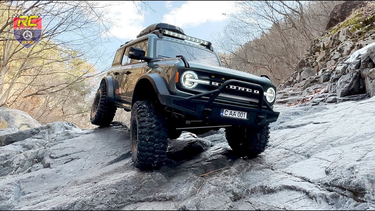 1/8 Scale Car : YK4083 New Ford Bronco | Ice Off-loads in the Valley | 4X4 RC Car #6