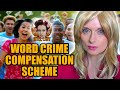 New Word Crime Compensation Scheme! #parody #satire #intellady #wordpolice #uk #nowinnofee #muppet
