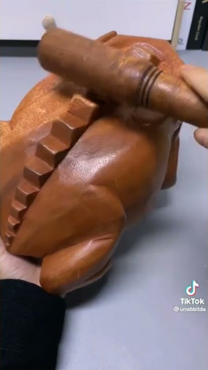 Wooden Frog ASMR  #shorts #asmr #instrument #woodenfrog