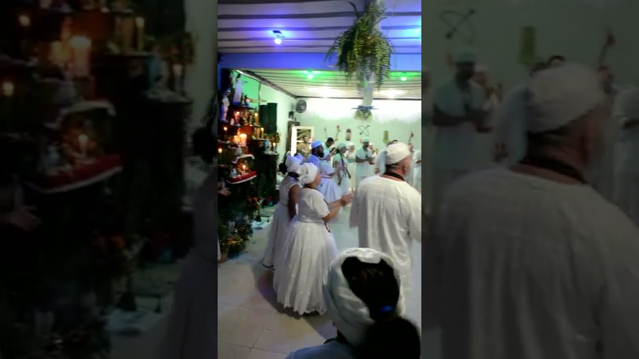 gira de Ogum no terreiro de Umbanda São Francisco de Assis em Piraquara