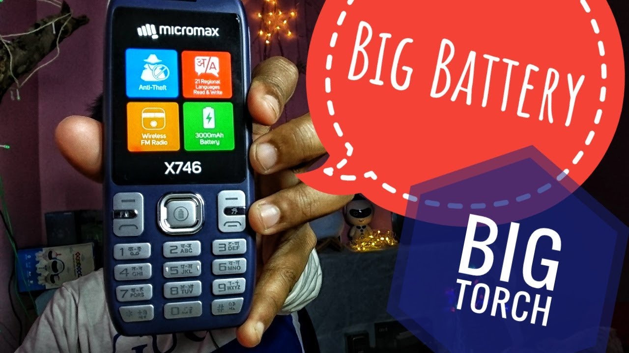 Micromax x746 Mobile Unboxing ৷ Powerful Battery phone micromax YouTube