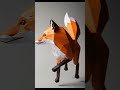 #fox #diy #homemadepapercraft #kidscraft #animals #zoo