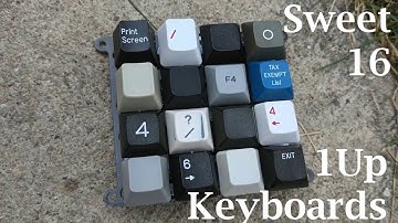 1UP Keyboards Interview and  Sweet 16 Kit Build #MFNY17