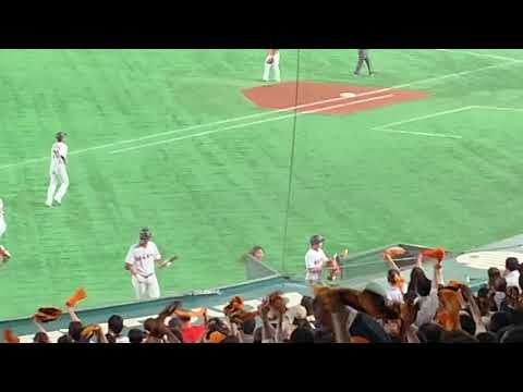 湯浅大 斎藤佑樹からホームラン！ ジャイアンツvs日ハム 2019/08/21