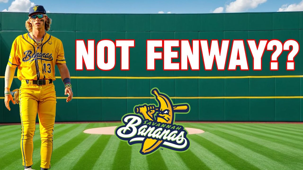 I Played On An Exact Replica Of FENWAY With The Savannah Bananas! - YouTube