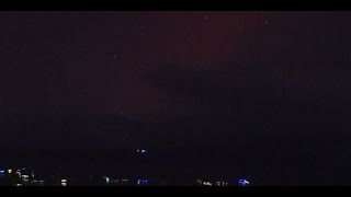 Northern Lights seen from weather cam in Farmington, NM