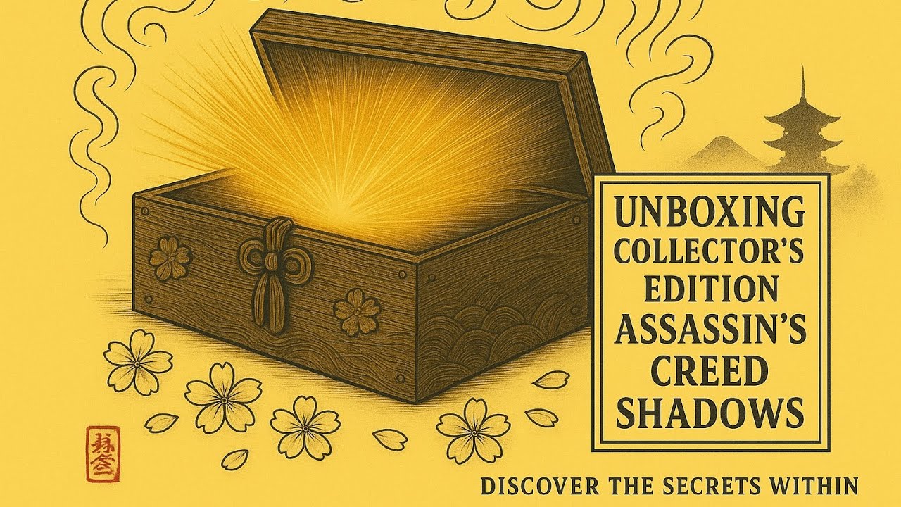 Unboxing Collector's Edition Assassin's Creed Shadows.