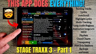 Stage Traxx 3  This APP does EVERYTHING  Part 1