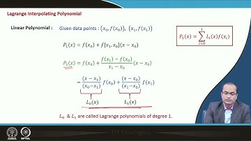Polynomial Interpolation (Cont.) #swayamprabha #ch38sp
