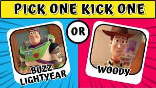 Pick One Kick One | Pixar Quiz | Movie quiz