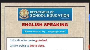 Different ways to say"I am going to sleep"Kavita Sabharwal  -English Listening Speaking Practice