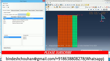 #Thermal #analysis of #wall in #ABAQUS #Heat #transfer #analysis in #ABAQUS #ABAQUS #tutorial #FEA