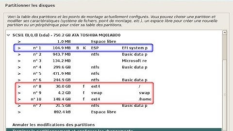 Installation Dualboot Windows/Debian 9 en UEFI | Aide-Mémoire