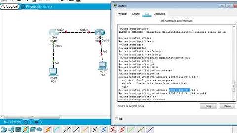 how to configure ipv6 in router interface