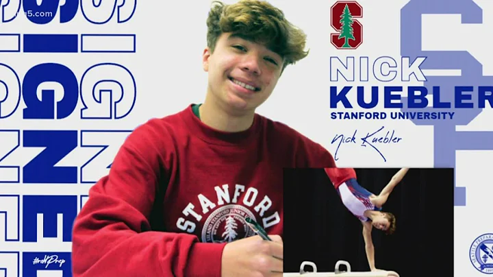Prep Zone: Seattle Prep gymnast Nick Kuebler vault...
