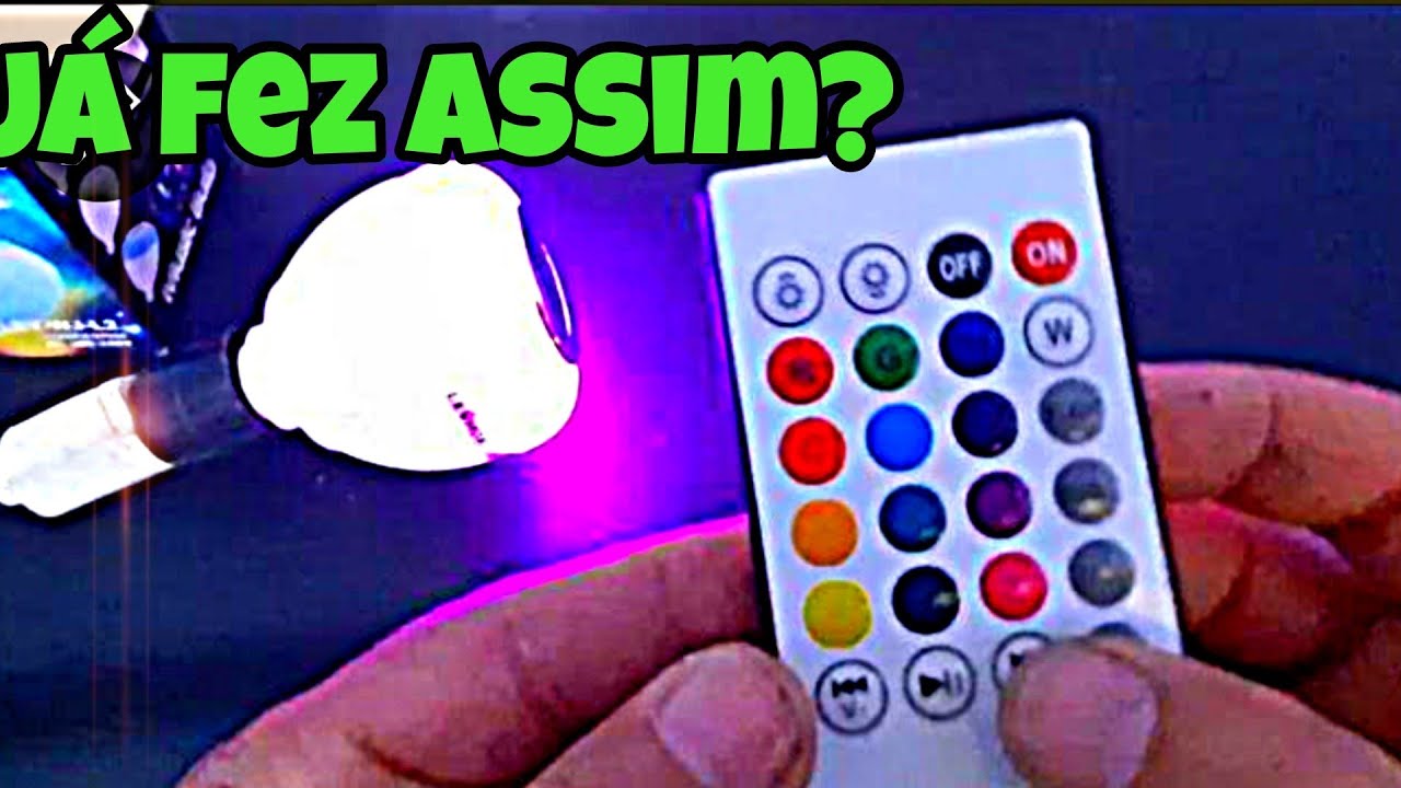 Como Funciona Lampada Colorida Music Bulb Party Ball Bluetooth  