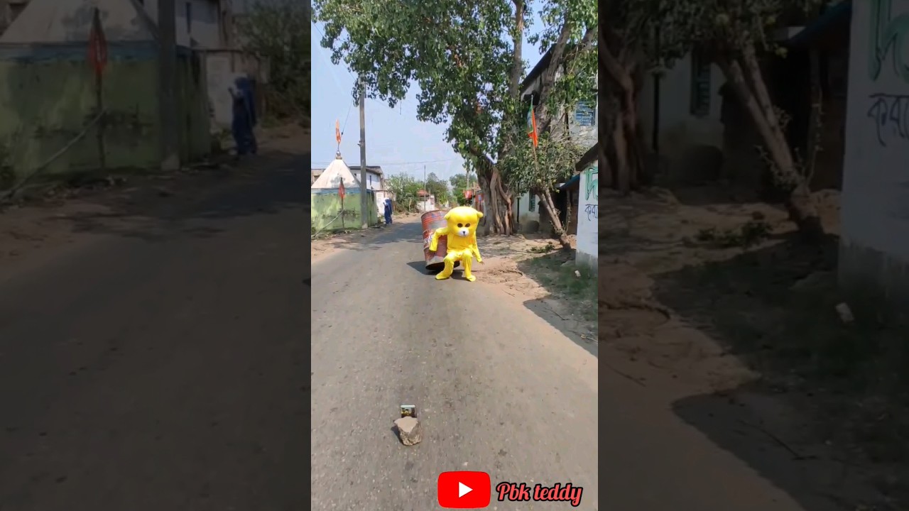 Teddy bear funny video 🧸😂 