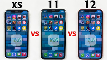 iPhone XS vs iPhone 11 vs iPhone 12 iOS 16.6 SPEED TEST - Speed Test in 2023