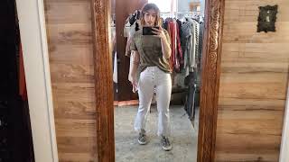 American Eagle Flare Try On