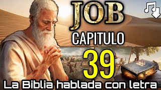 🔴 JOB Capitulo 39 hablado Con Letra ( Jehová convence a Job de su ignorancia ) LA BIBLIA HABLADA 📥🎵
