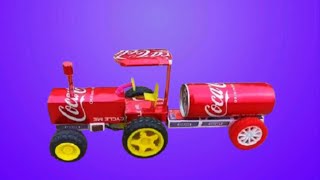 Make an Amazing Mini Tractor with Soda Cans and Recyclable Materials