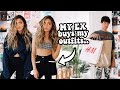 EX BOYFRIEND BUYS MY OUTFITS...