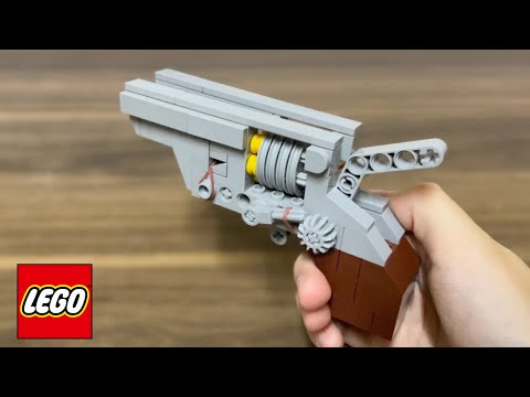How to Build a LEGO Revolver Gun - Semi-Auto