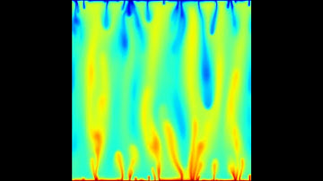 Porous-medium convection, Pseudospectral DNS, Ra=44000