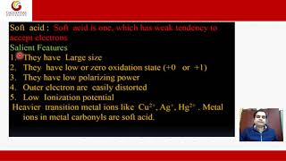 MSCH5002, Basic Concepts and Principles of Inorganic Chemistry: Hard Soft Acid Base Theory screenshot 4