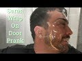 Saran Wrap On Door Prank (On Husband!!)