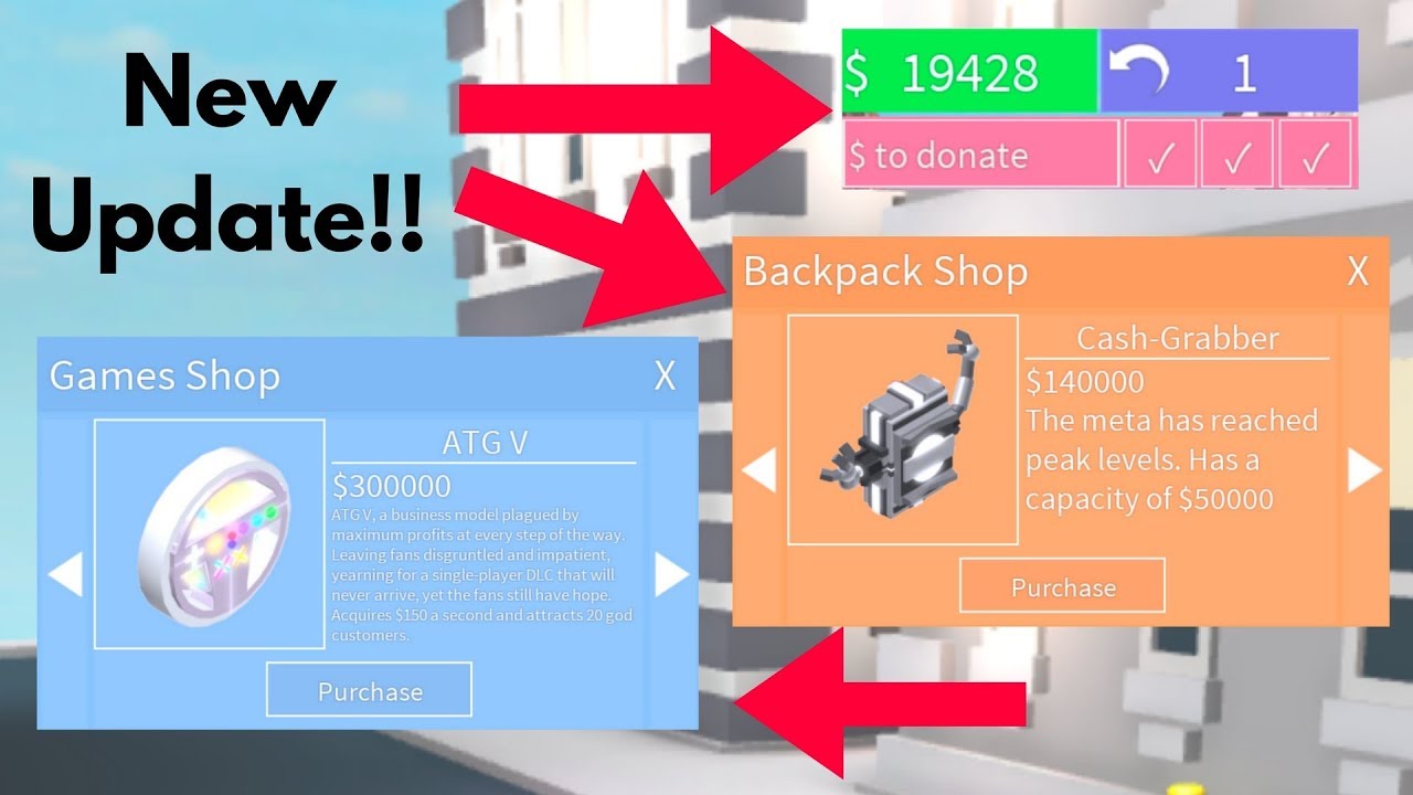 New Cash Grab Simulator Update L Roblox - 