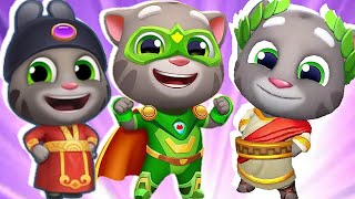 Runner Heroes vs Tom Hero Dash vs Talking Tom Gold Run vs Talking Tom Time Rush Gameplay screenshot 5