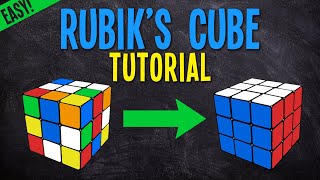 How to Solve the Rubik's Cube: Beginner's Method (EASY)