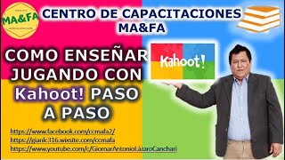 ✅ COMO ENSEÑAR JUGANDO CON KAHOOT! ✅ COMO ENSEÑAR JUGANDO CON KAHOOT!